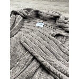 Beryll Los Angeles Women's Cashmere Knit Cardigan Sweater Tan Brown One Size